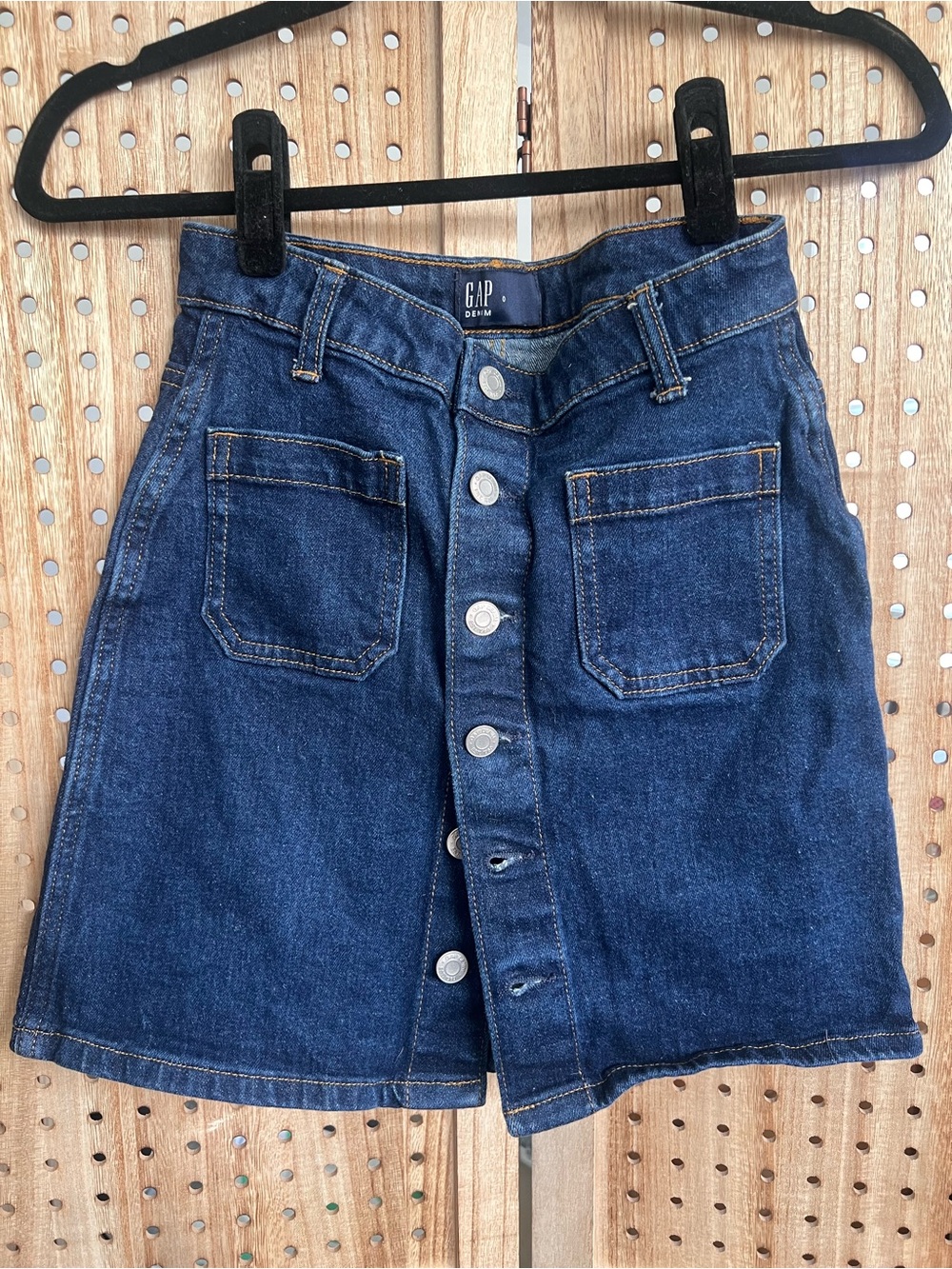 Gap Denim Mini Skirt | Button-Front Cargo | Y2K Classic